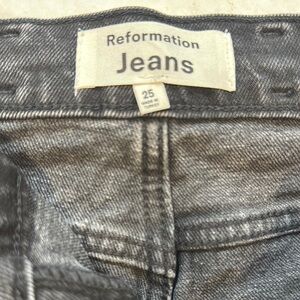 Reformation Gray Vintage Style Jeans
